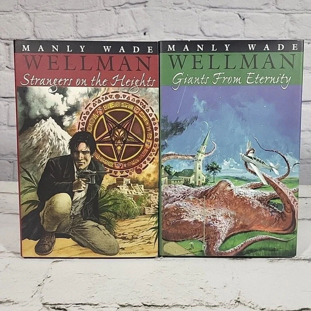 Manly Wade Wellman Novels 2004 HC 1st Ed Giants Eternity Strangers‎ Set of 2 NEW